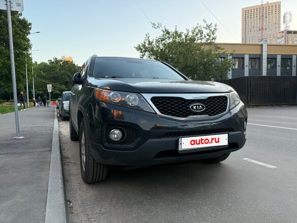 2012 Kia Sorento II, чёрный