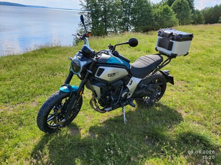 2023 CFMoto 700CL-X Heritage, синий, 560000 рублей, вид 2