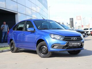 2018 Lada (ВАЗ) Granta I Рестайлинг, синий, 650000 рублей, вид 3