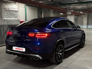 2021 Mercedes-Benz GLC Coupe AMG 43 AMG I (C253) Рестайлинг, синий, 7050000 рублей, вид 3