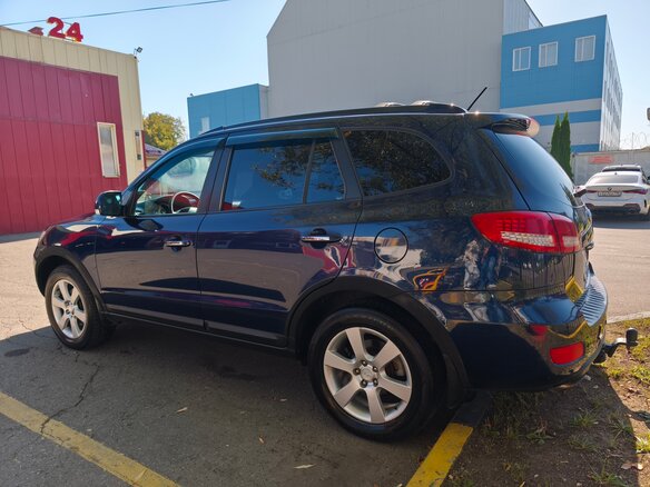2008 Hyundai Santa Fe II, синий, 1250000 рублей - вид 15