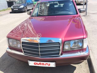 1989 Mercedes-Benz S-Класс 420 II (W126) Рестайлинг, пурпурный, 1450000 рублей, вид 1