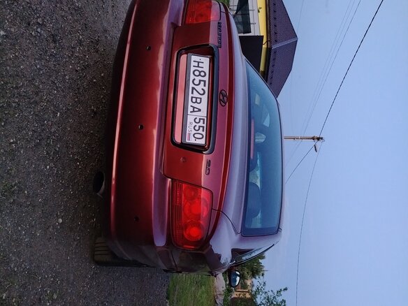 2005 Hyundai Sonata ТагАЗ IV (EF) Рестайлинг, красный, 480000 рублей - вид 5
