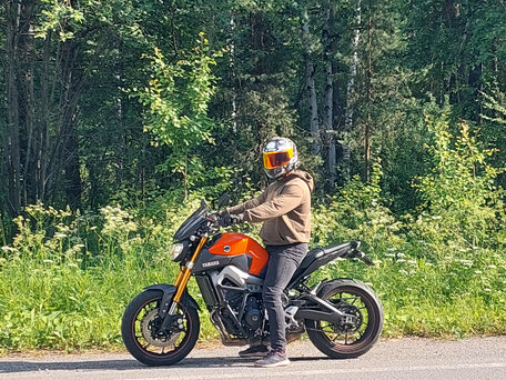 2014 Yamaha MT-09 (FZ-09), оранжевый, 760000 рублей, вид 5