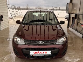 2014 Lada (ВАЗ) Kalina II, пурпурный, 440000 рублей, вид 3