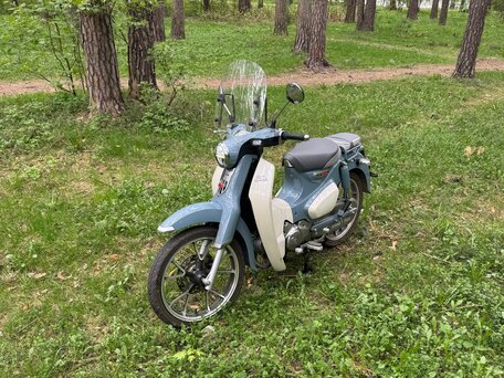 2023 Honda Super Cub, серебристый, 360000 рублей, вид 3