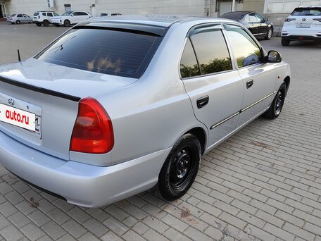2007 Hyundai Accent ТагАЗ II, серебристый, 410000 рублей, вид 2