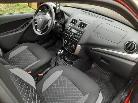 2019 Lada (ВАЗ) Granta I Рестайлинг, красный, 675000 рублей - вид 11