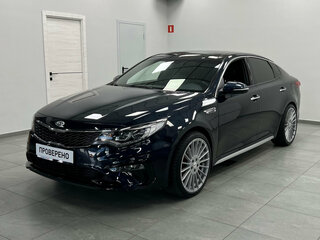 2018 Kia Optima IV Рестайлинг, синий, 1800000 рублей, вид 1