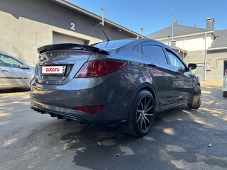 2015 Hyundai Solaris I Рестайлинг, серый, 980000 рублей, вид 4