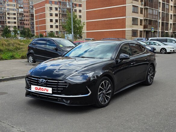 2021 Hyundai Sonata VIII (DN8), чёрный, 2159000 рублей - вид 2