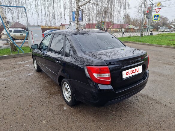 2022 Lada (ВАЗ) Granta I Рестайлинг, чёрный, 630000 рублей - вид 5