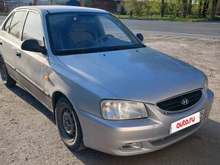 2011 Hyundai Accent ТагАЗ II, серебристый, 200000 рублей, вид 1