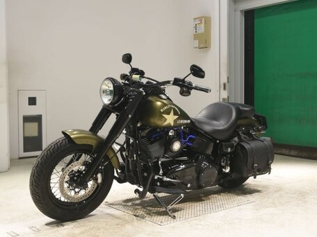 2016 Harley-Davidson Softail Slim, зелёный, 1160000 рублей, вид 4