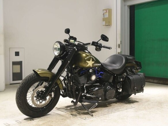 2016 Harley-Davidson Softail Slim, зелёный, 1160000 рублей - вид 3