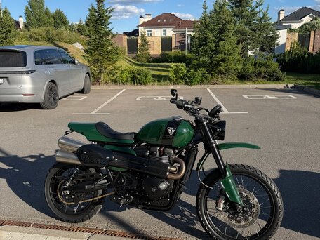 2022 Triumph Scrambler, зелёный, 1199000 рублей, вид 1