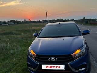 2021 Lada (ВАЗ) Vesta I, синий, 1100000 рублей, вид 4