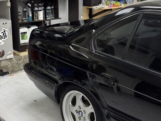 1988 BMW 5 серии 525i III (E34), чёрный, 415000 рублей, вид 3
