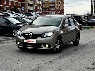 2014 Renault Logan II, бежевый, 830000 рублей, вид 2