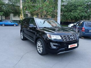 2017 Ford Explorer V Рестайлинг, чёрный, 2370000 рублей, вид 3