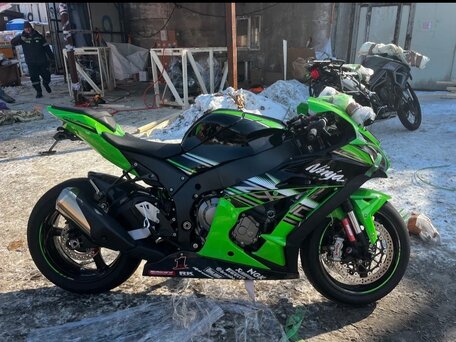 2017 Kawasaki ZX-10R Ninja, зелёный, 1550000 рублей, вид 3