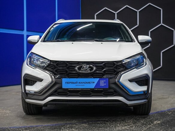 2024 Lada (ВАЗ) Vesta SW I Рестайлинг (NG), белый - вид 3