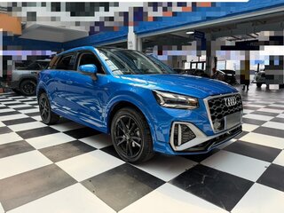 2023 Audi Q2 L 35 TFSI I Рестайлинг, синий, 1700000 рублей, вид 2