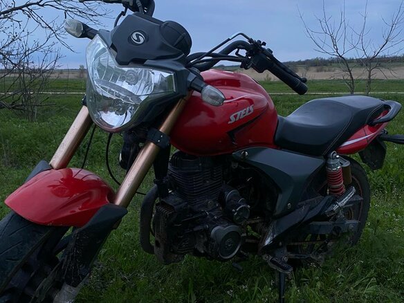 2014 Stels Flame 200, красный, 90000 рублей - вид 1