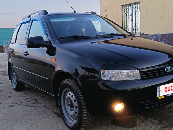 2013 Lada (ВАЗ) Kalina I, чёрный, 350000 рублей - вид 1