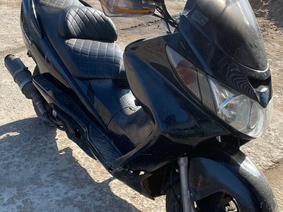 2004 Suzuki Burgman (SkyWave) 250, чёрный, 130000 рублей - вид 2
