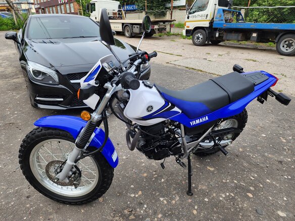 2007 Yamaha TW200, синий, 750000 рублей - вид 5