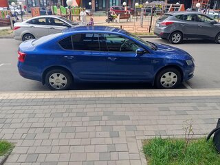 2019 Skoda Octavia III (A7) Рестайлинг, синий, 1450000 рублей, вид 5
