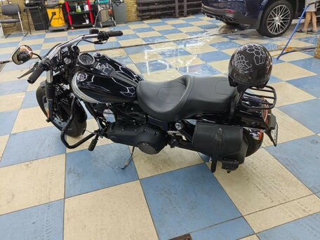 2016 Harley-Davidson Fat Bob, чёрный, 1350000 рублей, вид 3