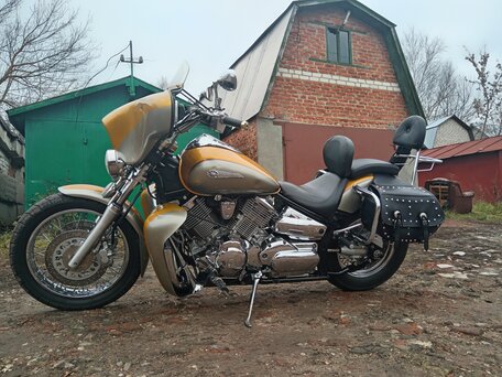 1999 Yamaha XVS1100, золотистый, 560000 рублей, вид 2