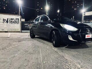 2011 Hyundai Solaris I, чёрный, 430000 рублей, вид 3