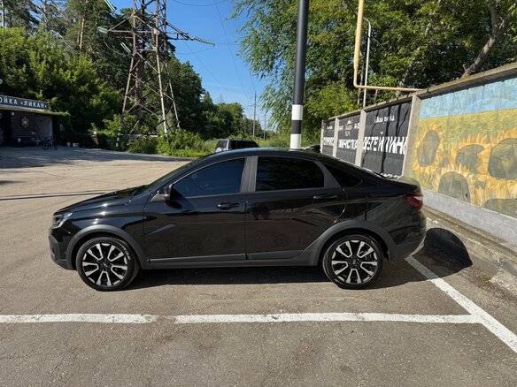 2024 Lada (ВАЗ) Vesta Cross I Рестайлинг (NG), чёрный - вид 9