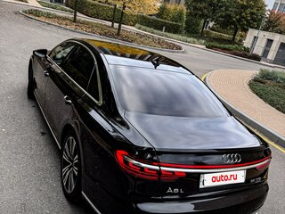 2019 Audi A8 Long 55 TFSI IV (D5), чёрный, 4500000 рублей, вид 3