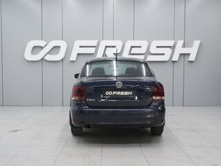 2016 Volkswagen Polo V Рестайлинг, синий, 1049000 рублей, вид 4