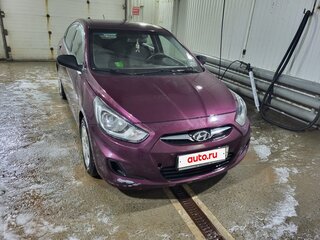 2011 Hyundai Solaris I, фиолетовый, 650000 рублей, вид 1