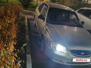 2004 Hyundai Accent ТагАЗ II, бежевый, 220000 рублей, вид 2