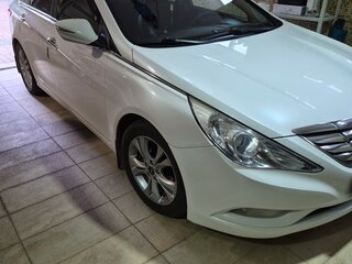 2012 Hyundai Sonata VI (YF), белый, 1100000 рублей, вид 1