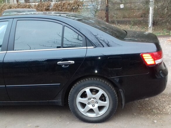 2007 Hyundai Sonata V (NF), чёрный, 670000 рублей - вид 5