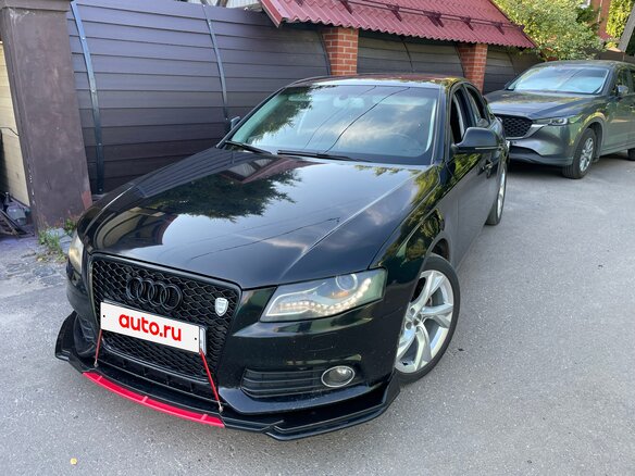 2009 Audi A4 IV (B8), чёрный, 800000 рублей - вид 1