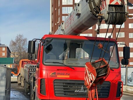 2022 МАЗ Автокраны, красный, 11000000 рублей, вид 3