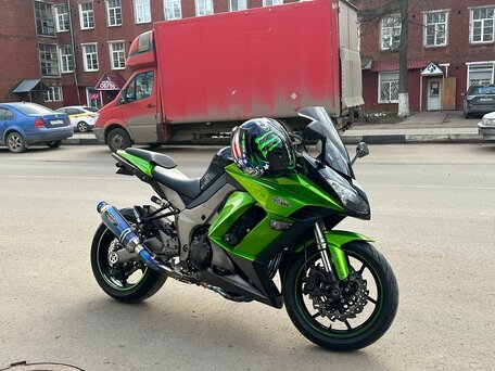 2013 Kawasaki Z 1000SX, зелёный, 700000 рублей, вид 1