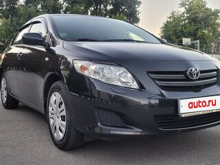 2008 Toyota Corolla X (E140, E150), чёрный, 1050000 рублей, вид 4