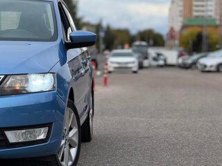 2015 Skoda Rapid I, синий, 950000 рублей, вид 3