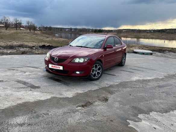 2005 Mazda 3 I (BK), красный, 460000 рублей - вид 1