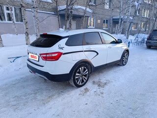2021 Lada (ВАЗ) Vesta SW Cross I, белый, 1370000 рублей, вид 4