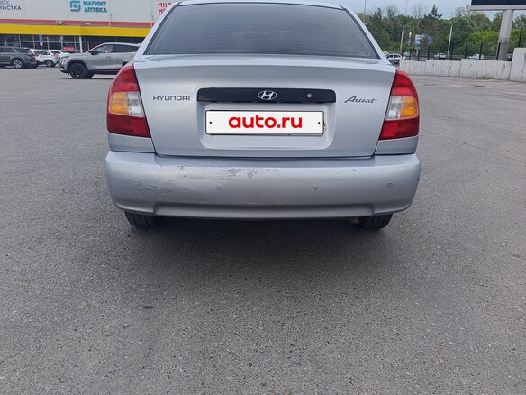 2008 Hyundai Accent ТагАЗ II, серебристый, 350000 рублей - вид 2